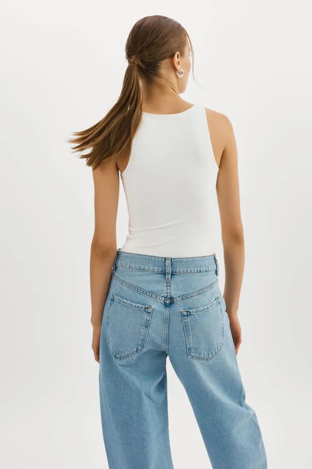 Women SYDELLE Bodysuit Tank Top White LAMARQUE Tops