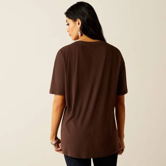 Women TShirts and Tops Ariat Checkerboard TShirt Mole