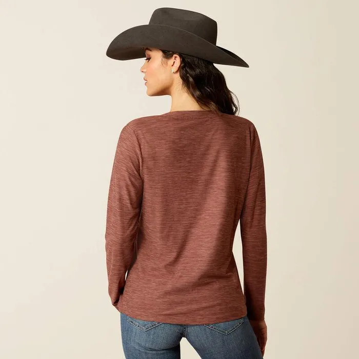 Women TShirts and Tops Ariat Laguna 20 Top Marron Women TShirts and Tops Ariat Laguna 20 Top Marron