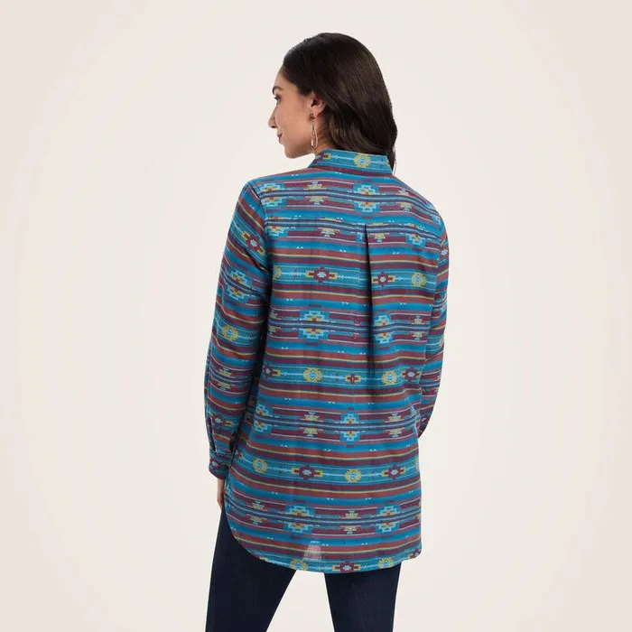 Women TShirts and Tops Ariat REAL Billie Rae Shirt Celestial Southwest Jacquard