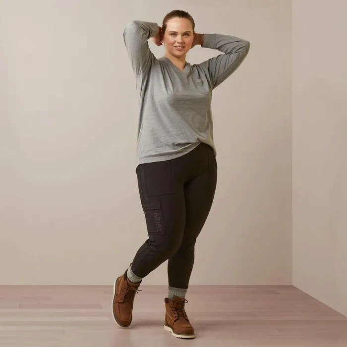 Women TShirts and Tops Ariat Rebar Cotton Strong Diamond Heather Grey Women TShirts and Tops Ariat Rebar Cotton Strong Diamond Heather Grey