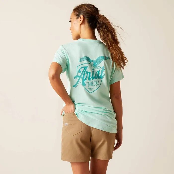 Women TShirts and Tops Ariat Rebar Workman True Grit TShirt Yucca