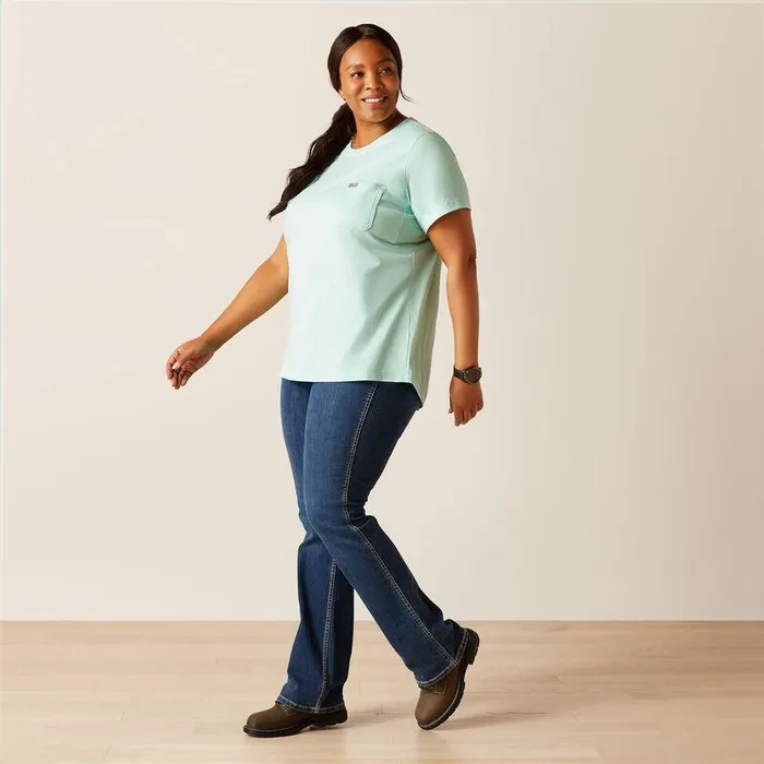 Women TShirts and Tops Ariat Rebar Workman True Grit TShirt Yucca Women TShirts and Tops Ariat Rebar Workman True Grit TShirt Yucca