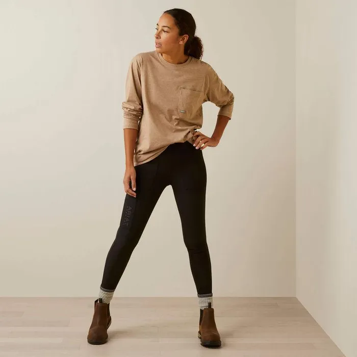 Women TShirts and Tops Ariat Rebar Workman Union City Oatmeal Heather Women TShirts and Tops Ariat Rebar Workman Union City Oatmeal Heather