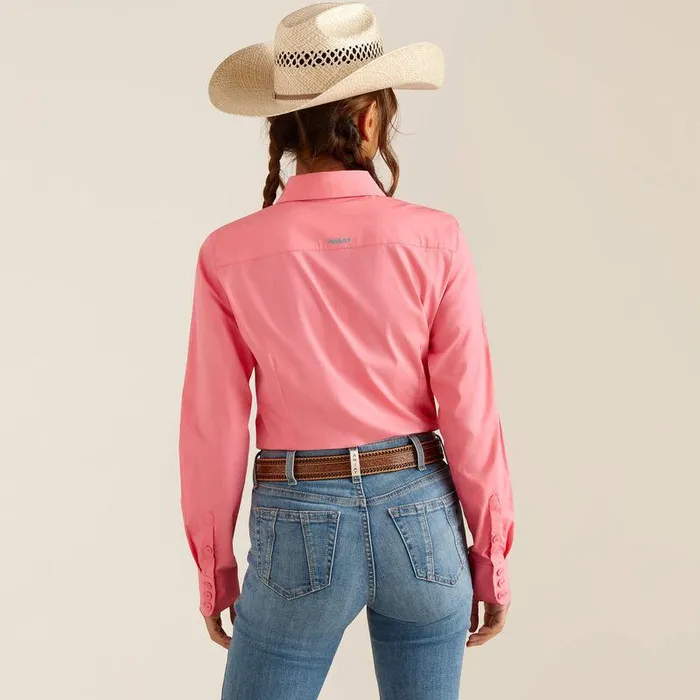 Women TShirts and Tops Ariat Team Kirby Stretch Shirt Camellia Rose Women TShirts and Tops Ariat Team Kirby Stretch Shirt Camellia Rose