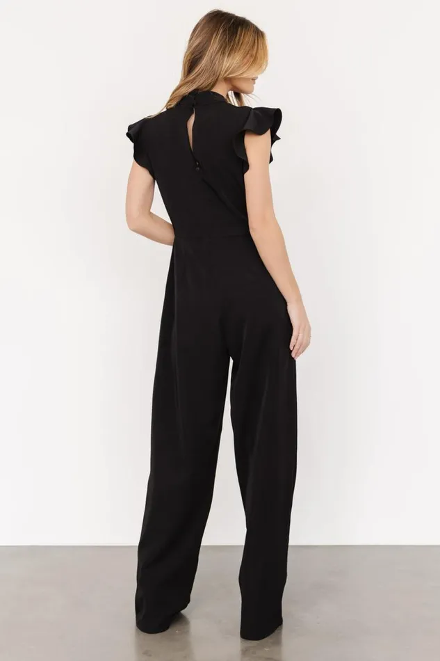 Women Tana Mock Neck Jumpsuit Black Baltic Born Jumpsuits and Rompers Women Tana Mock Neck Jumpsuit Black Baltic Born Jumpsuits and Rompers