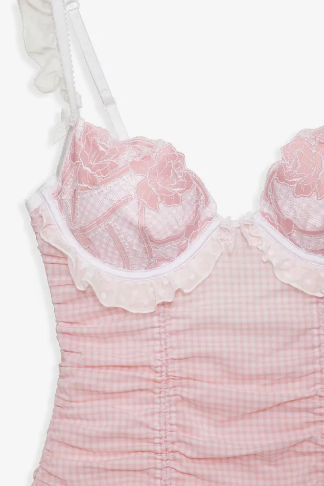 Women Tawny Slip Dress Pink For Love and Lemons Lingerie Women Tawny Slip Dress Pink For Love and Lemons Lingerie