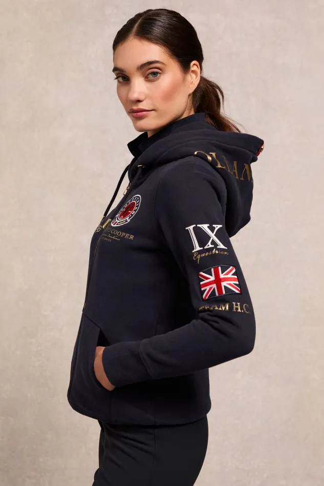 Women Team Hoodie Navy Holland Cooper Hoodies