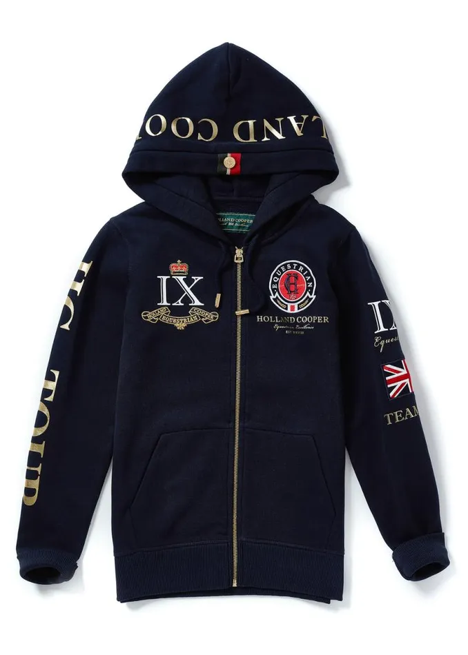 Women Team Hoodie Navy Holland Cooper Hoodies