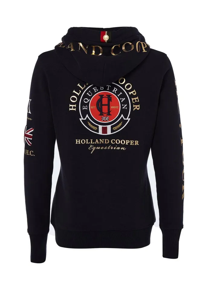 Women Team Hoodie Navy Holland Cooper Hoodies