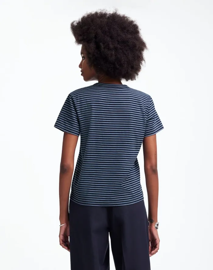 Women Tees Madewell Cotton Perfect Crewneck Tee Teapot Blue