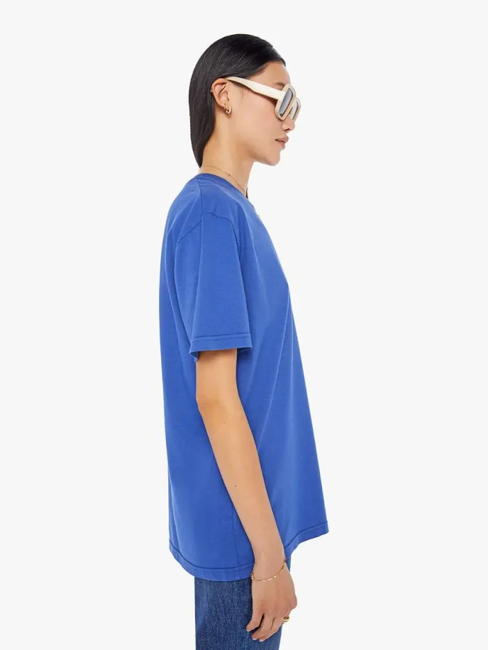 Women Tees Tanks Mother Denim Dantas Tee Palm Blue