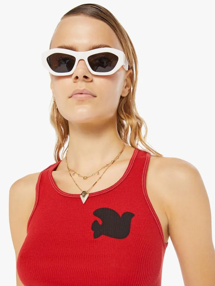 Women Tees Tanks Mother Denim RTU1999 SUPERVINTAGE Tank Red