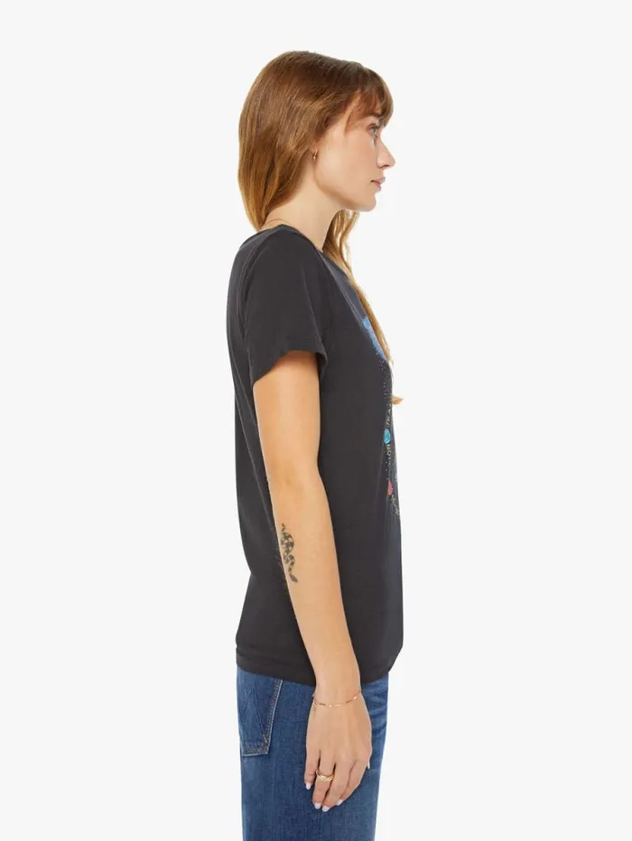 Women Tees Tanks Mother Denim Scorpio Zodiac Tee Black