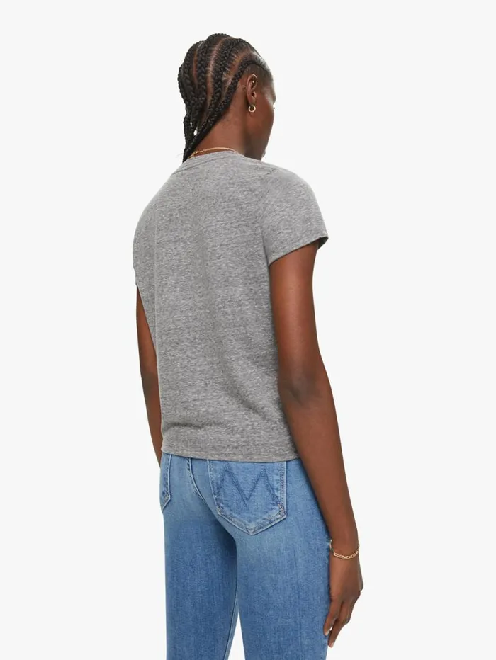Women Tees Tanks Mother Denim The Lil Goodie Goodie Open Grey