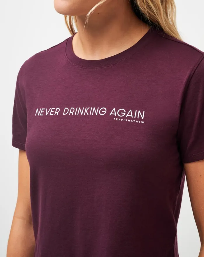Women Tees TravisMathew GREAT IDEA GRAPHIC TEE Winetasting
