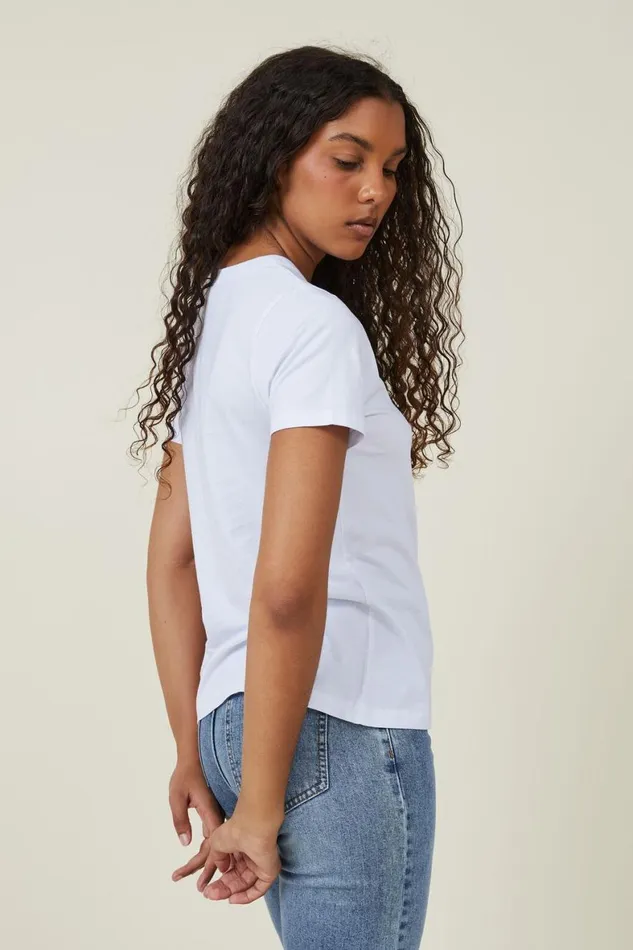 Women Tops Cotton On The Classic Organic Tee White