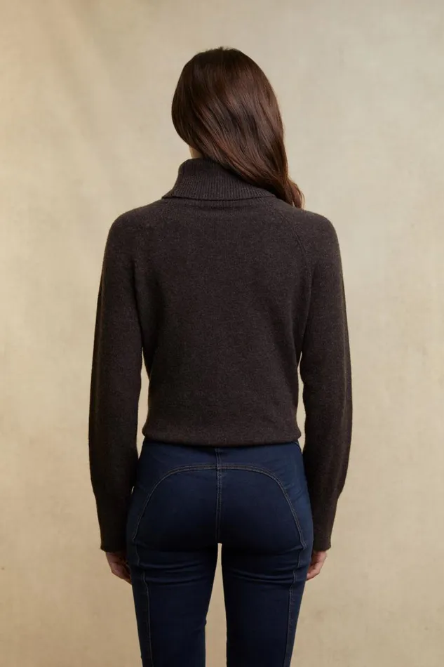 Women Tori Knit Chocolate Holland Cooper Knitwear Women Tori Knit Chocolate Holland Cooper Knitwear