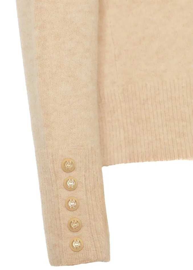 Women Tori Quarter Zip Knit Camel Holland Cooper Knitwear