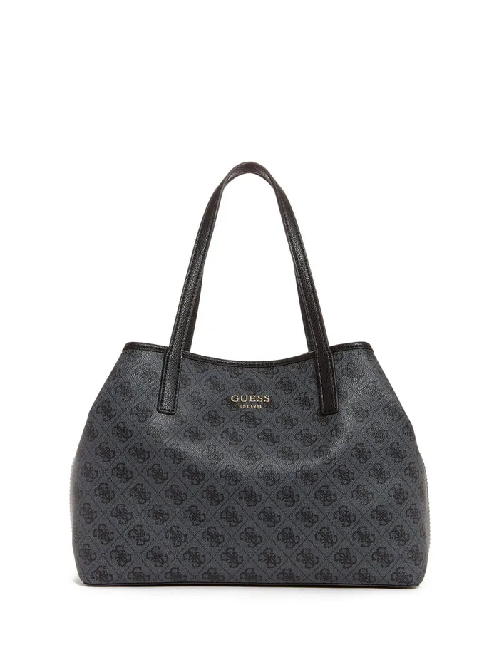 Women Tote Bags GUESS Coal Logo Vikky Tote Bag