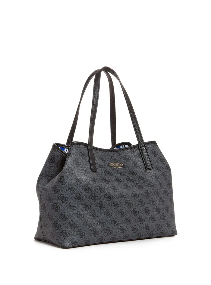 Women Tote Bags GUESS Coal Logo Vikky Tote Bag
