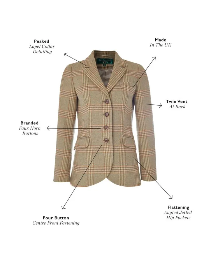 Women Tweed Riding Jacket Leveret Holland Cooper Tailoring