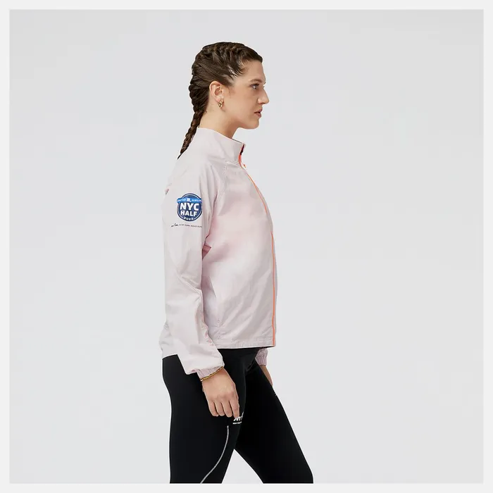 Women United Airlines NYC Half Printed Impact Run Packable Jacket Stone Pink New Balance Jackets and Vests Women United Airlines NYC Half Printed Impact Run Packable Jacket Stone Pink New Balance Jackets and Vests
