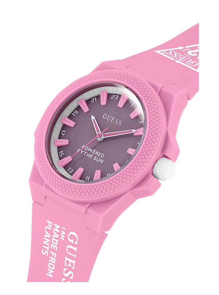 Women Watches GUESS Eco Pink Outspoken Nylon Watch Women Watches GUESS Eco Pink Outspoken Nylon Watch
