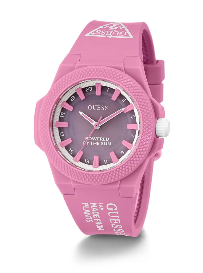 Women Watches GUESS Eco Pink Outspoken Nylon Watch Women Watches GUESS Eco Pink Outspoken Nylon Watch