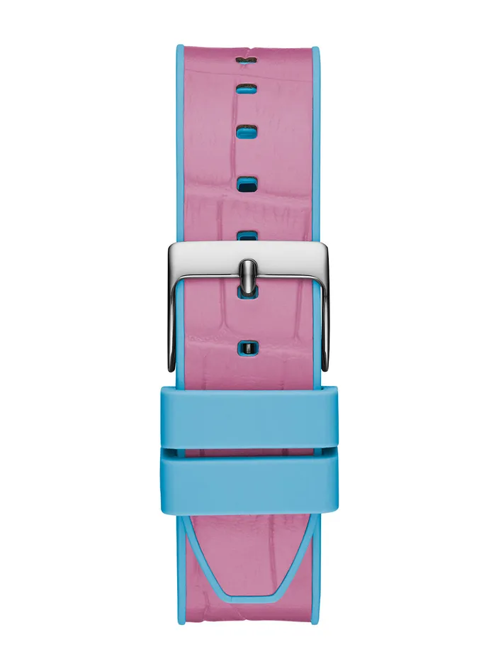 Women Watches GUESS Pink Turquoise Fusion Silicone Watch Women Watches GUESS Pink Turquoise Fusion Silicone Watch
