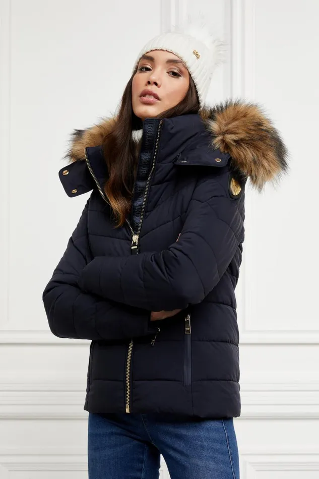 Women Whistler Puffer Jacket Ink Navy Holland Cooper Jackets