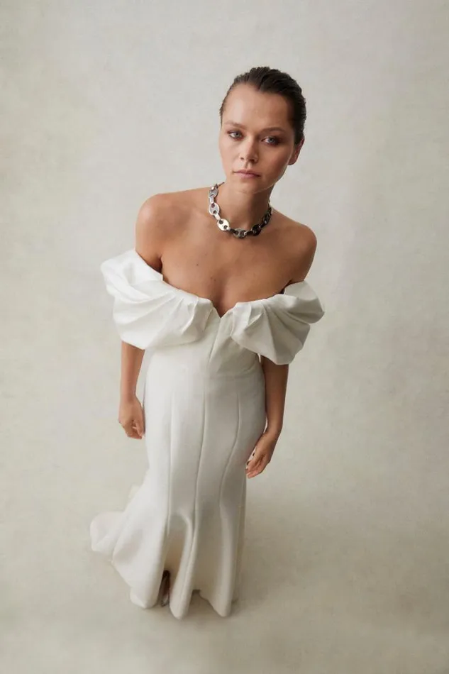 Women White Dresses Rachel Gilbert Rachel Gilbert Bridal VIOLA GOWN 8211 IVORY