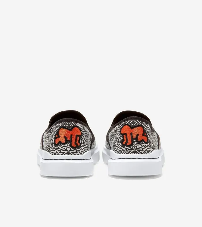 Women Women039s Cole Haan X Keith Haring GrandPr Rally SlipOn Sneaker Black Cole Haan Sneakers Women Women039s Cole Haan X Keith Haring GrandPr Rally SlipOn Sneaker Black Cole Haan Sneakers