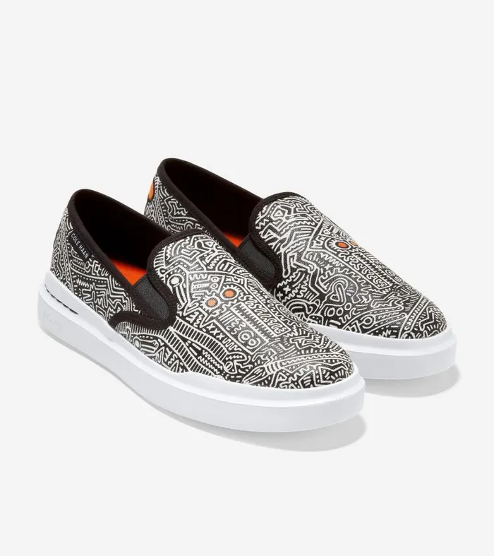 Women Women039s Cole Haan X Keith Haring GrandPr Rally SlipOn Sneaker Black Cole Haan Sneakers Women Women039s Cole Haan X Keith Haring GrandPr Rally SlipOn Sneaker Black Cole Haan Sneakers