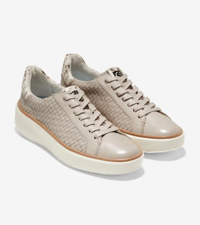 Women Women039s GrandPr Topspin Lux Sneaker Gray Cole Haan Sneakers