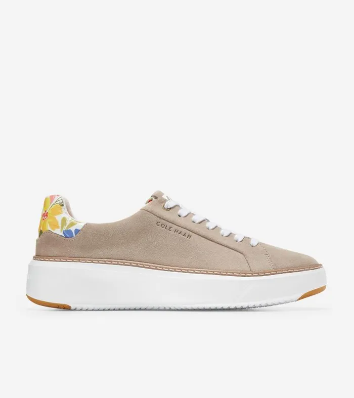 Women Women039s GrandPr Topspin Sneaker Beige Cole Haan Sneakers
