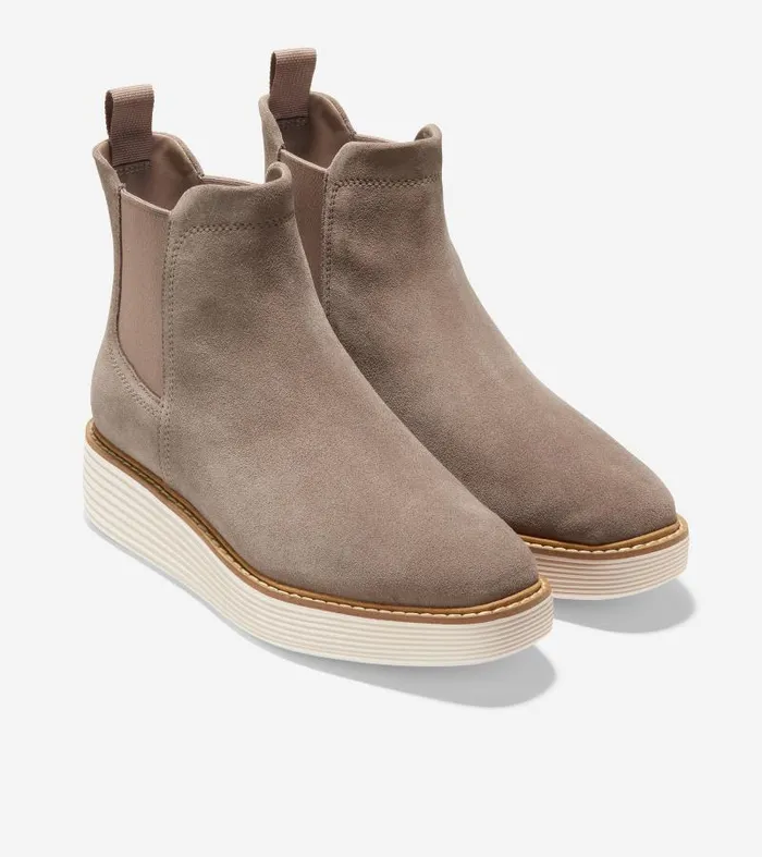 Women Women039s riginalGrand Platform Chelsea Boot Beige Cole Haan Boots and Booties Women Women039s riginalGrand Platform Chelsea Boot Beige Cole Haan Boots and Booties