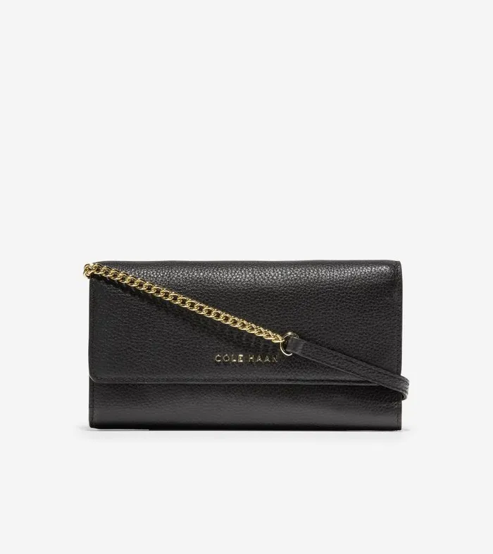 Women Women039s Wallet On A Chain Black Cole Haan Bags and Backpacks