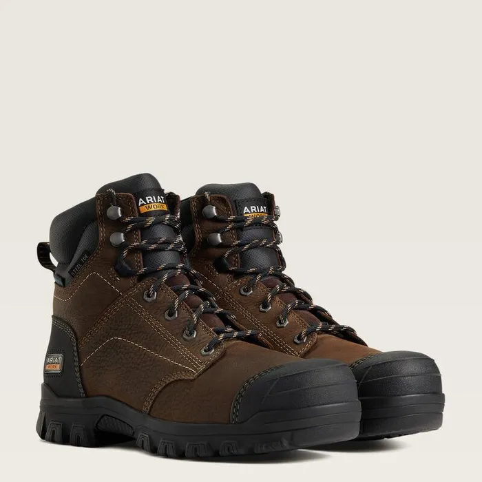 Women Work Boots and Shoes Ariat Treadfast 6quot Waterproof Steel Toe Work Boot Dark Brown Women Work Boots and Shoes Ariat Treadfast 6quot Waterproof Steel Toe Work Boot Dark Brown