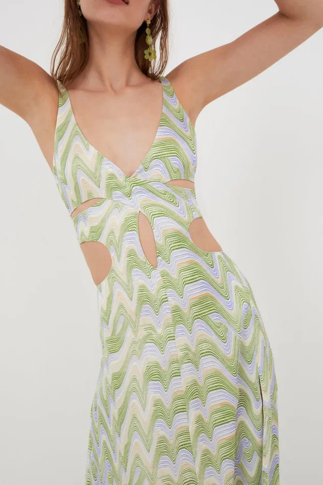 Women Yori Midi Dress Green For Love and Lemons Dresses Women Yori Midi Dress Green For Love and Lemons Dresses