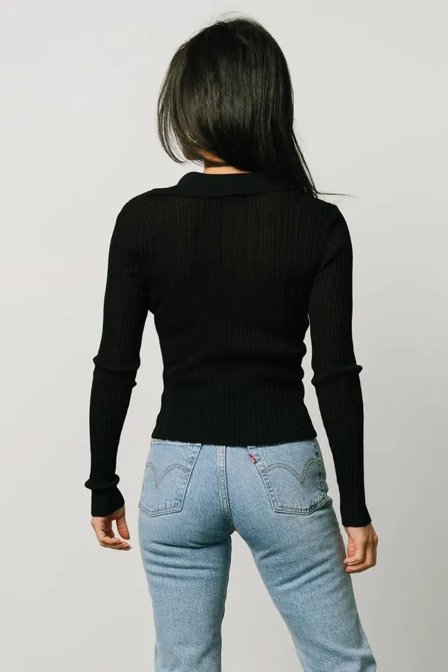 Women Zia Knit Top Black Baltic Born Blouses and Shirts Women Zia Knit Top Black Baltic Born Blouses and Shirts