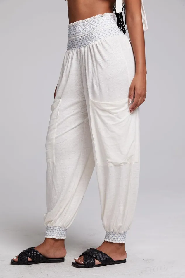 Womens Bottoms Chaser Brand Caterina Gardenia Trouser