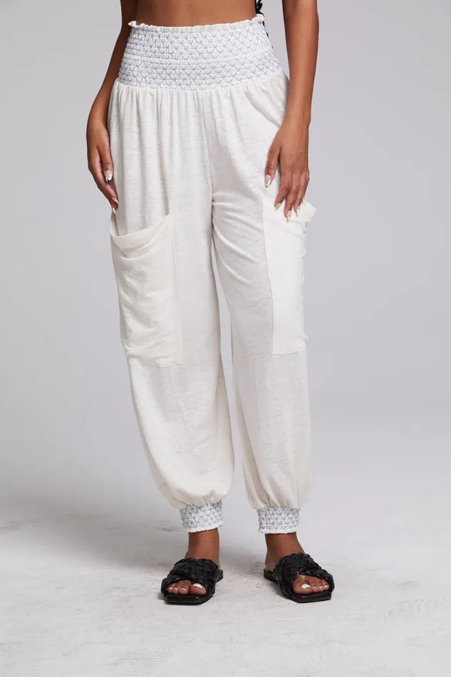 Womens Bottoms Chaser Brand Caterina Gardenia Trouser