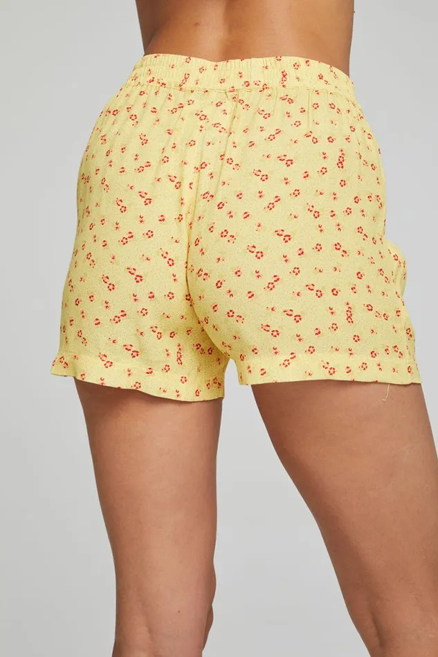 Womens Bottoms Chaser Brand Ollie Boxer Shorts 8211 Anise Flower Print