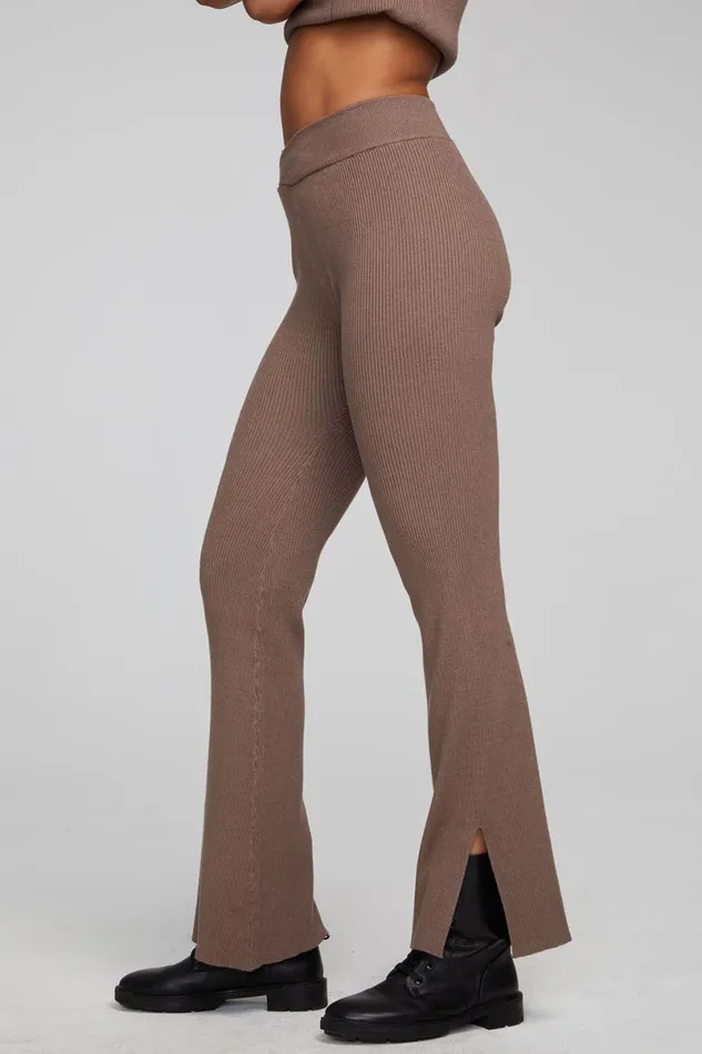 Womens Bottoms Chaser Brand Party Deep Taupe Flare Bottoms