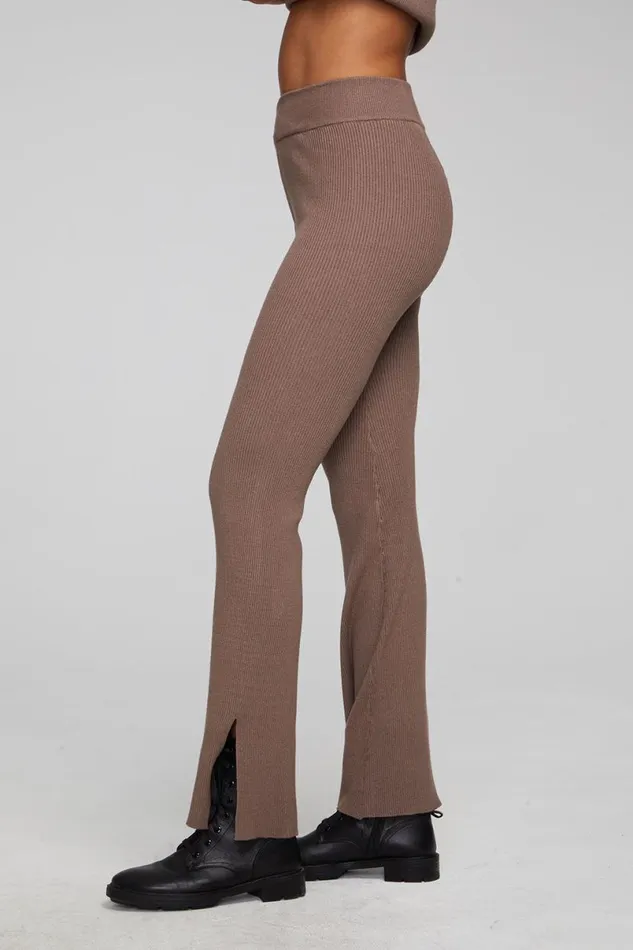 Womens Bottoms Chaser Brand Party Deep Taupe Flare Bottoms