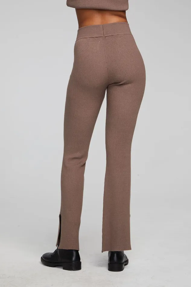 Womens Bottoms Chaser Brand Party Deep Taupe Flare Bottoms