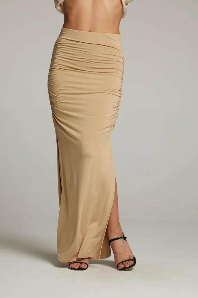 Womens Bottoms Chaser Brand Wynwood Cappuccino Skirt