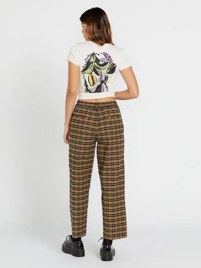 Womens Bottoms Volcom Thisthatthem Skate Pants 8211 Dijon