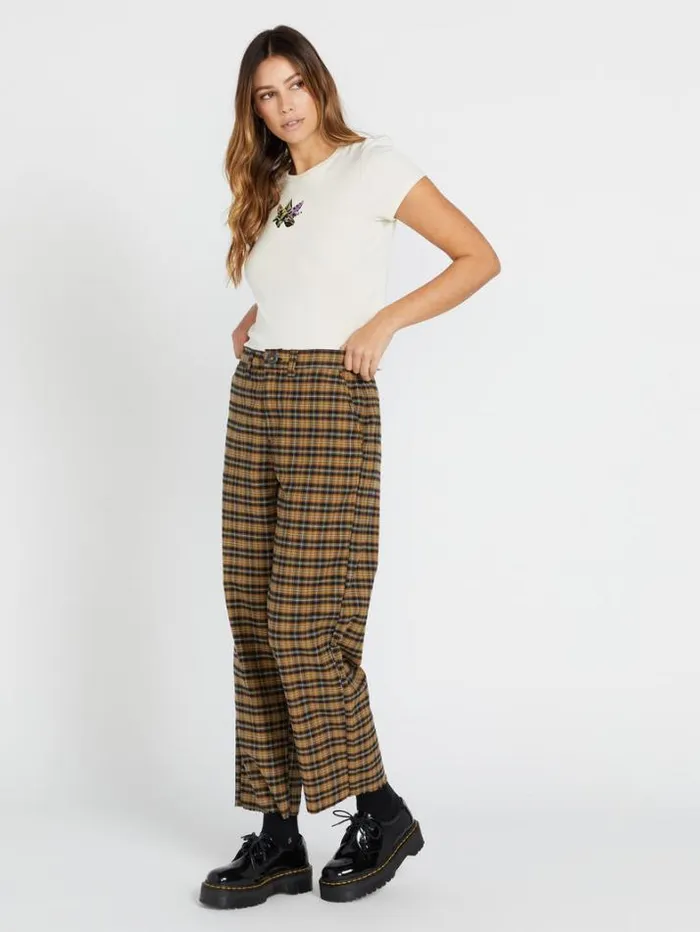 Womens Bottoms Volcom Thisthatthem Skate Pants 8211 Dijon